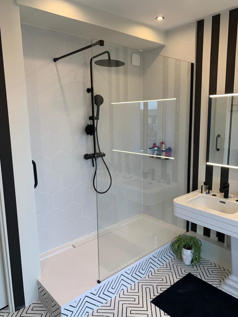 Rénovation complète d'une salle de bain à La Madeleine