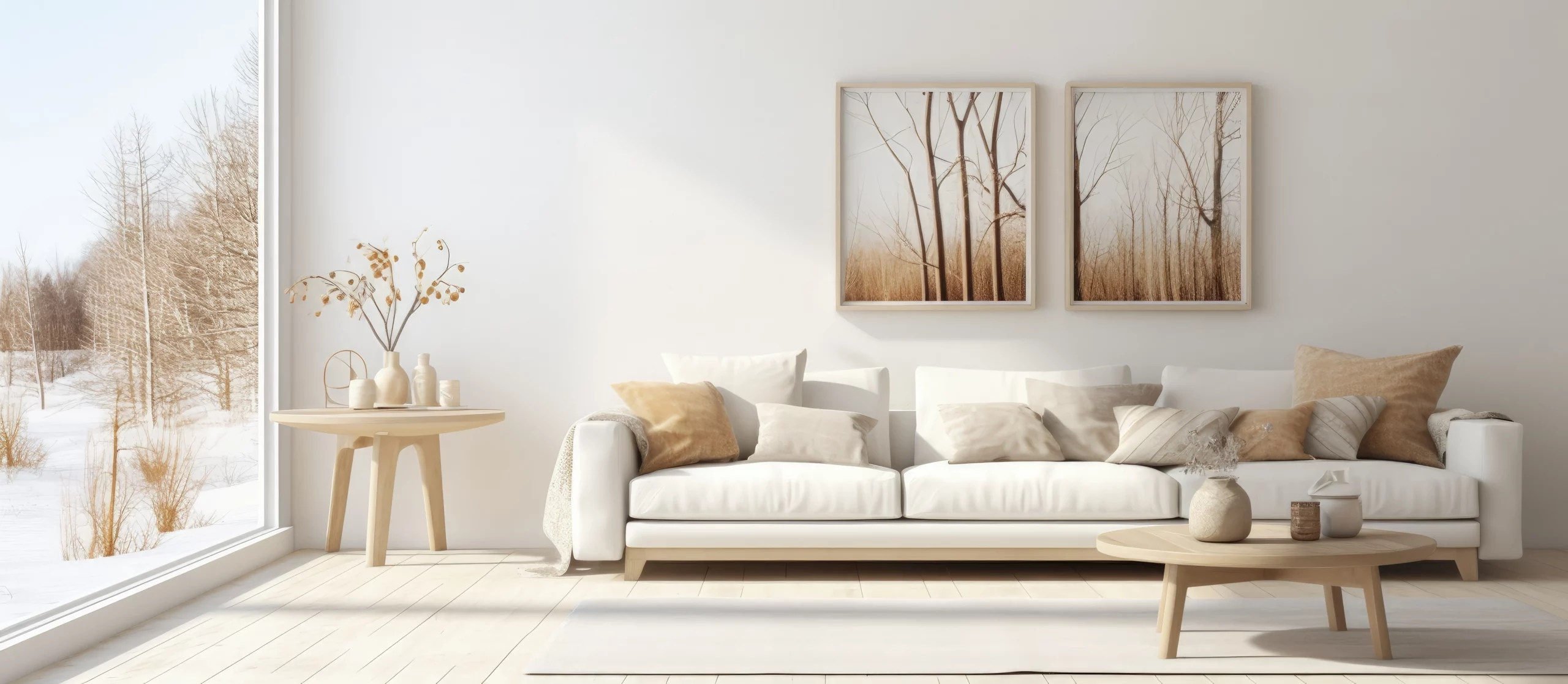 Intérieur de maison rénové